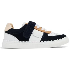 Chloé - Navy Blue Kids Sneakers - Chloé Exclusive Luxury Collection - Avvenice