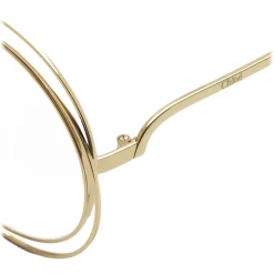 Chloé - Round Carlina Metal Eyeglasses - Gold - Chloé Eyewear - Avvenice
