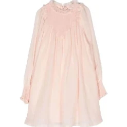 Chloé - Washed Pink Kids Dress - Chloé Exclusive Luxury Collection - Avvenice