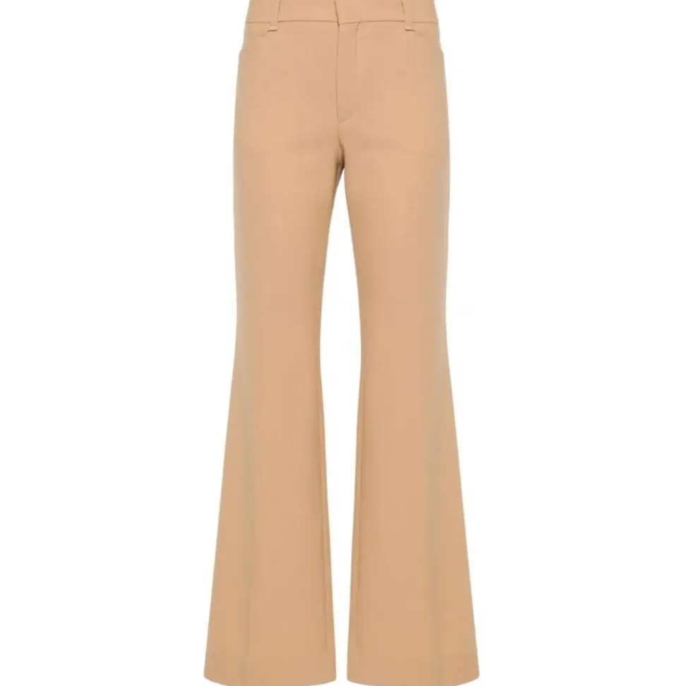 Chloé - Wool-Blend Flared Trousers - Chloé Exclusive Luxury Collection - Avvenice