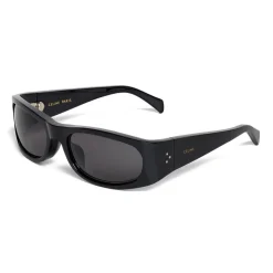 Céline - 06 Sunglasses in Acetate - Black - Sunglasses - Céline Eyewear - Avvenice
