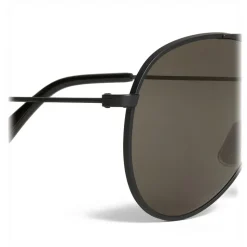 Céline - Aviator Sunglasses in Metal 01 - Black - Sunglasses - Céline Eyewear - Avvenice