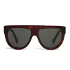 Céline - Aviator Sunglasses in Acetate - Red Havana - Sunglasses - Céline Eyewear - Avvenice