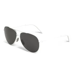 Céline - Aviator Sunglasses in Metal 01 - Optic White Smoke - Sunglasses - Céline Eyewear - Avvenice