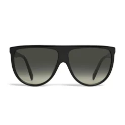 Céline - Aviator Sunglasses in Acetate - Black Slim - Sunglasses - Céline Eyewear - Avvenice