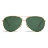 Céline - Aviator Sunglasses in Metal 01 - Gold - Sunglasses - Céline Eyewear - Avvenice