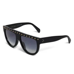 Céline - Aviator Sunglasses in Acetate - Black - Sunglasses - Céline Eyewear - Avvenice