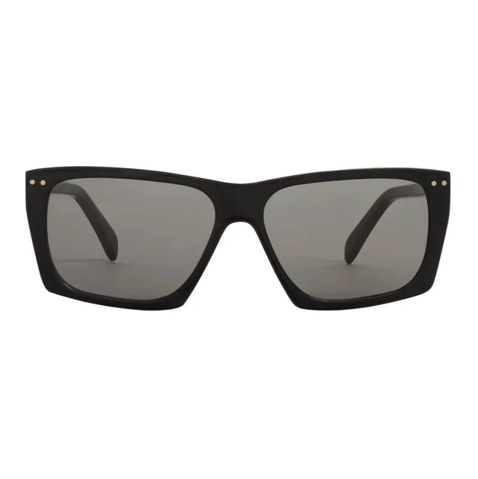 Céline - Black Frame 19 Sunglasses in Acetate - Black - Sunglasses - Céline Eyewear - Avvenice