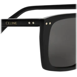 Céline - Black Frame 19 Sunglasses in Acetate - Black - Sunglasses - Céline Eyewear - Avvenice