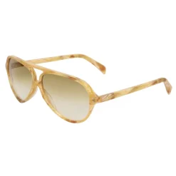 Céline - Black Frame 17 Sunglasses in Acetate - Blone Horn - Sunglasses - Céline Eyewear - Avvenice