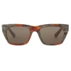 Céline - Black Frame 01 Sunglasses in Acetate - Brown Horn - Sunglasses - Céline Eyewear - Avvenice