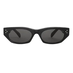Céline - Black Frame 16 Sunglasses in Acetate - Black - Sunglasses - Céline Eyewear - Avvenice
