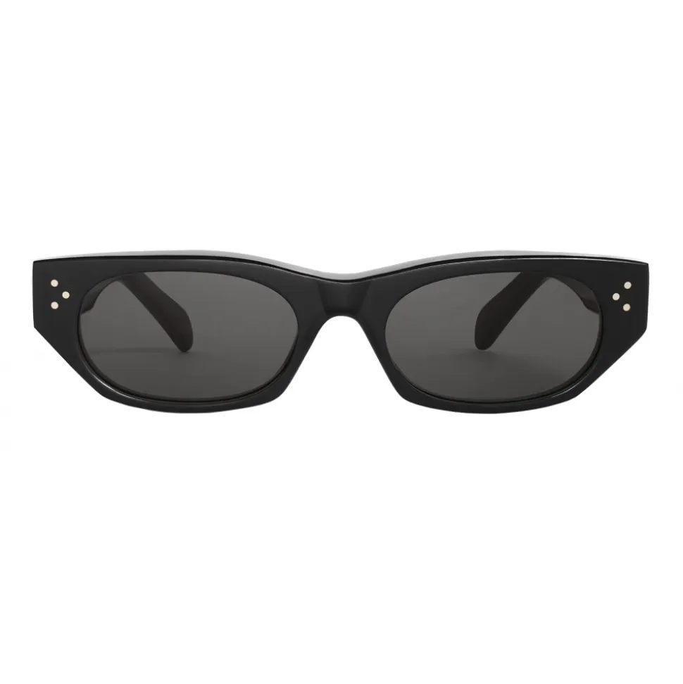 Céline - Black Frame 16 Sunglasses in Acetate - Black - Sunglasses - Céline Eyewear - Avvenice