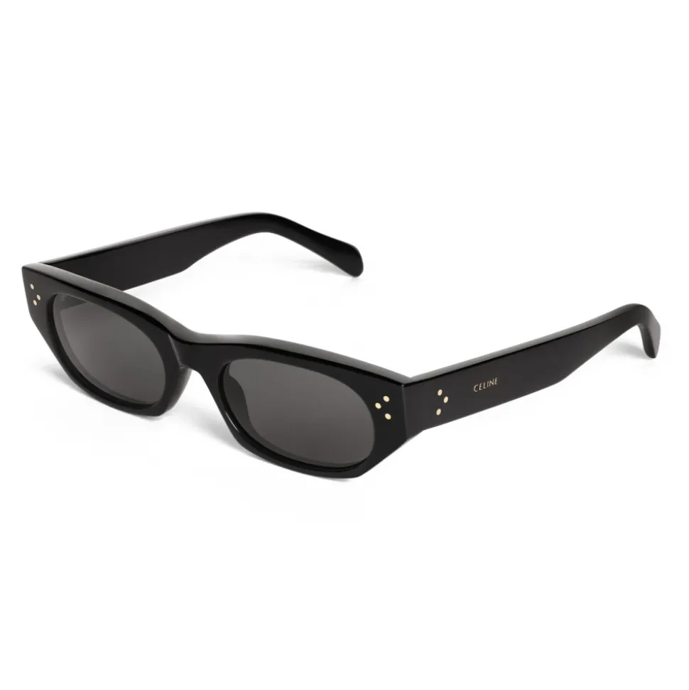 Céline - Black Frame 16 Sunglasses in Acetate - Black - Sunglasses - Céline Eyewear - Avvenice