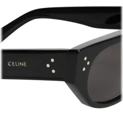 Céline - Black Frame 16 Sunglasses in Acetate - Black - Sunglasses - Céline Eyewear - Avvenice