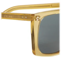 Céline - Black Frame 19 Sunglasses in Acetate - Yellow Transparent - Sunglasses - Céline Eyewear - Avvenice