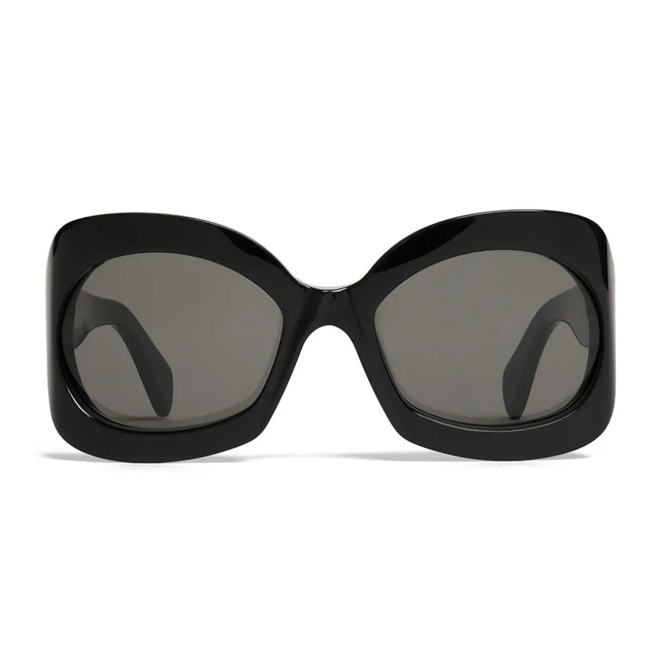 Céline - Butterfly Sunglasses in Acetate - Black - Sunglasses - Céline Eyewear - Avvenice