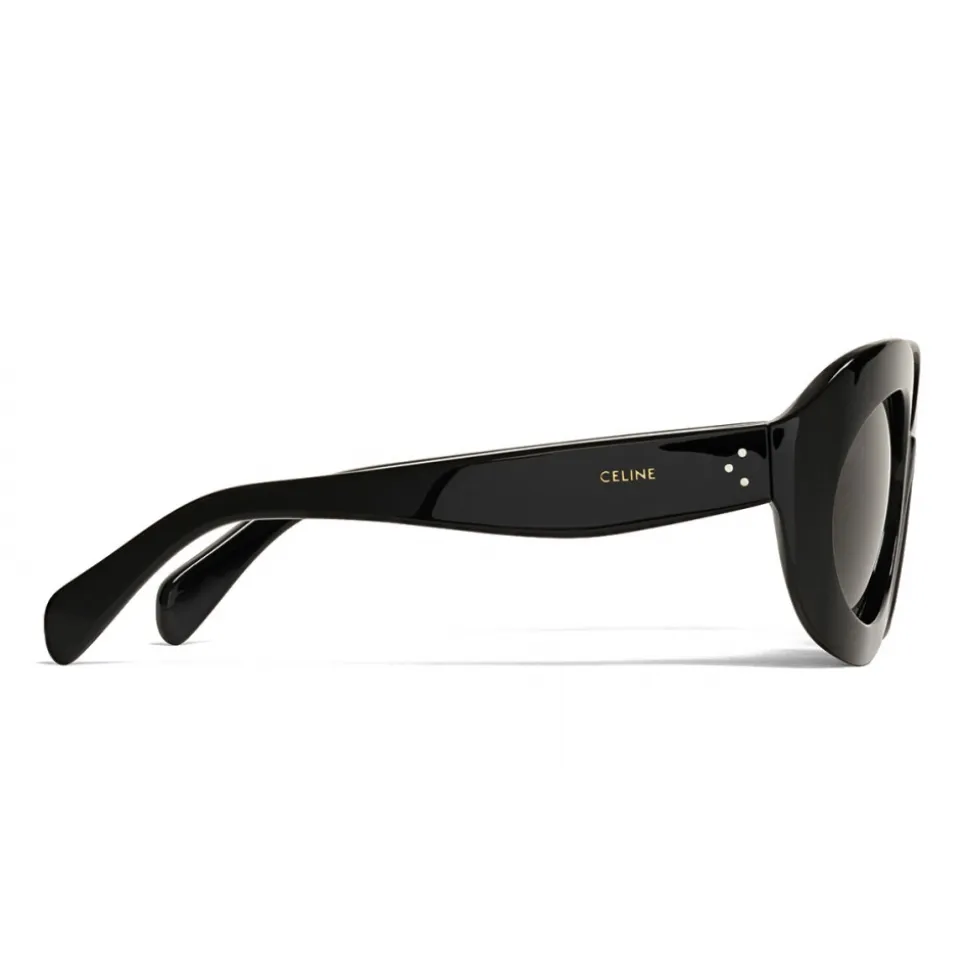 Céline - Butterfly Sunglasses in Acetate - Black - Sunglasses - Céline Eyewear - Avvenice