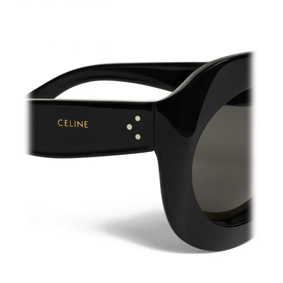 Céline - Butterfly Sunglasses in Acetate - Black - Sunglasses - Céline Eyewear - Avvenice