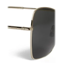 Céline - Butterfly Sunglasses in Metal - Gold Smoke - Sunglasses - Céline Eyewear - Avvenice