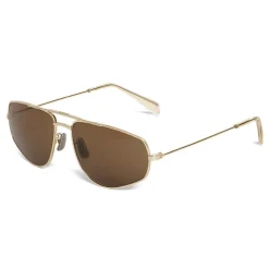 Céline - Butterfly Sunglasses in Metal 05 - Gold Brown - Sunglasses - Céline Eyewear - Avvenice