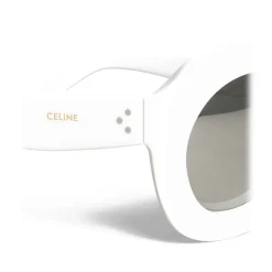 Céline - Butterfly Sunglasses in Acetate - White - Sunglasses - Céline Eyewear - Avvenice
