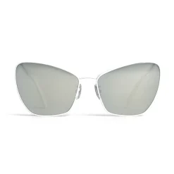 Céline - Butterfly Sunglasses in Metal - White Silver - Sunglasses - Céline Eyewear - Avvenice