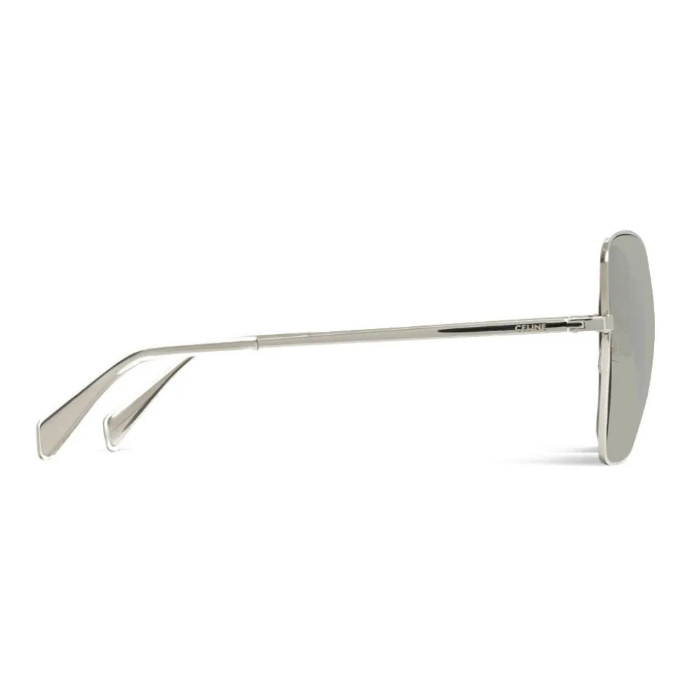 Céline - Butterfly Sunglasses in Metal - Silver - Sunglasses - Céline Eyewear - Avvenice
