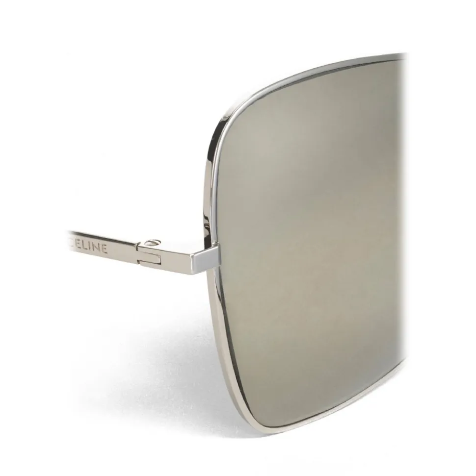Céline - Butterfly Sunglasses in Metal - Silver - Sunglasses - Céline Eyewear - Avvenice