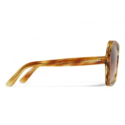 Céline - Butterfly Sunglasses in Acetate - Striped Havana - Sunglasses - Céline Eyewear - Avvenice