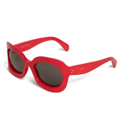 Céline - Butterfly Sunglasses in Acetate - Red - Sunglasses - Céline Eyewear - Avvenice