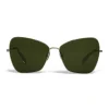 Céline - Butterfly Sunglasses in Metal - Silver Green - Sunglasses - Céline Eyewear - Avvenice