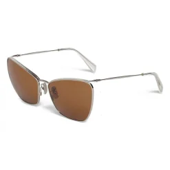 Céline - Butterfly Sunglasses in Metal - Silver - Sunglasses - Céline Eyewear - Avvenice