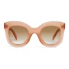Céline - Butterfly Sunglasses in Acetate - Milky Antique Pink - Sunglasses - Céline Eyewear - Avvenice