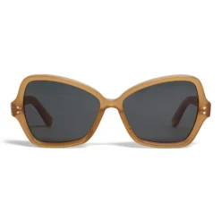 Céline - Butterfly Sunglasses in Acetate - Transparent Mustard - Sunglasses - Céline Eyewear - Avvenice