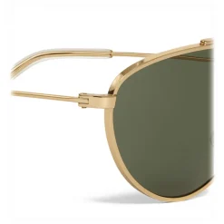 Céline - Butterfly Sunglasses in Metal 04 - Gold Green - Sunglasses - Céline Eyewear - Avvenice