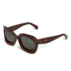 Céline - Butterfly Sunglasses in Acetate - Red Havana - Sunglasses - Céline Eyewear - Avvenice