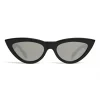 Céline - Cat Eye Sunglasses in Acetate - Black - Sunglasses - Céline Eyewear - Avvenice