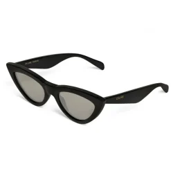 Céline - Cat Eye Sunglasses in Acetate - Black - Sunglasses - Céline Eyewear - Avvenice