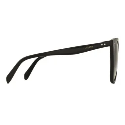 Céline - Cat Eye Sunglasses in Acetate with Polarized Lenses - Black - Sunglasses - Céline Eyewear - Avvenice