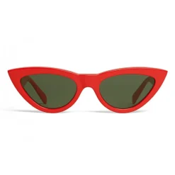 Céline - Cat Eye Sunglasses in Acetate - Red - Sunglasses - Céline Eyewear - Avvenice
