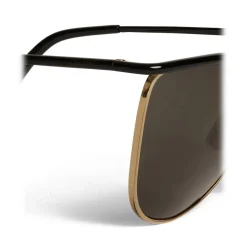 Céline - Cat Eye Sunglasses in Metal 08 X Andy  - Black Gold Smoke - Sunglasses - Céline Eyewear - Avvenice