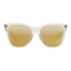 Céline - Cat Eye Sunglasses in Acetate with Mirror Lenses - Crystal - Sunglasses - Céline Eyewear - Avvenice