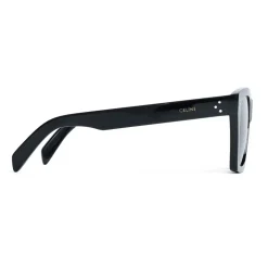 Céline - Cat Eye Sunglasses in Acetate with Polarized Lenses - Black - Sunglasses - Céline Eyewear - Avvenice