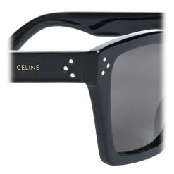 Céline - Cat Eye Sunglasses in Acetate with Polarized Lenses - Black - Sunglasses - Céline Eyewear - Avvenice