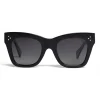 Céline - Cat Eye Sunglasses in Acetate with Polarized Lenses - Black - Sunglasses - Céline Eyewear - Avvenice