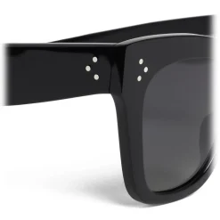 Céline - Cat Eye Sunglasses in Acetate with Polarized Lenses - Black - Sunglasses - Céline Eyewear - Avvenice