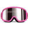 Céline - Celine Ski Mask in Plastic with Metal Studs & Mirror Lenses - Neon Magenta - Sunglasses - Céline Eyewear - Avvenice