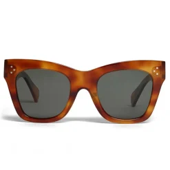 Céline - Classic Cat Eye Sunglasses in Acetate - Light Blonde Havana - Sunglasses - Céline Eyewear - Avvenice