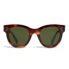 Céline - Classic Cat Eye Sunglasses in Acetate - Dark Havana - Sunglasses - Céline Eyewear - Avvenice